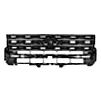 Grille Assembly Chrome/Dark Foundry for Ford Explorer Base 2016–2017