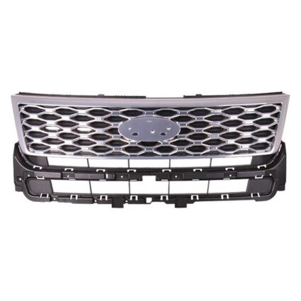 Grille Assembly Satin Chrome for Ford Explorer Platinum 2016–2017