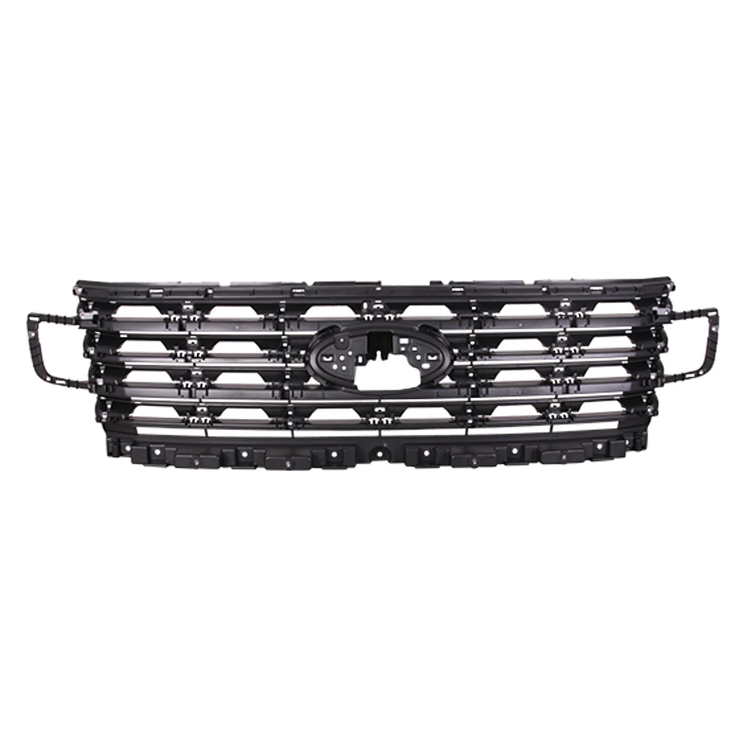 Grille Assembly Grille Reinforcement Carbon Black for Ford Expedition Platinum Max Platinum Max XLT 2018–2023