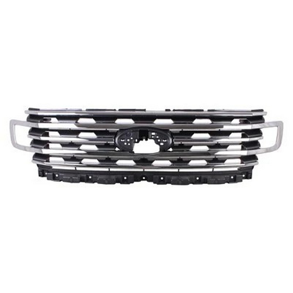 Grille Assembly w/o Front View Camera for Ford Expedition Max XLT XLT 2018–2020