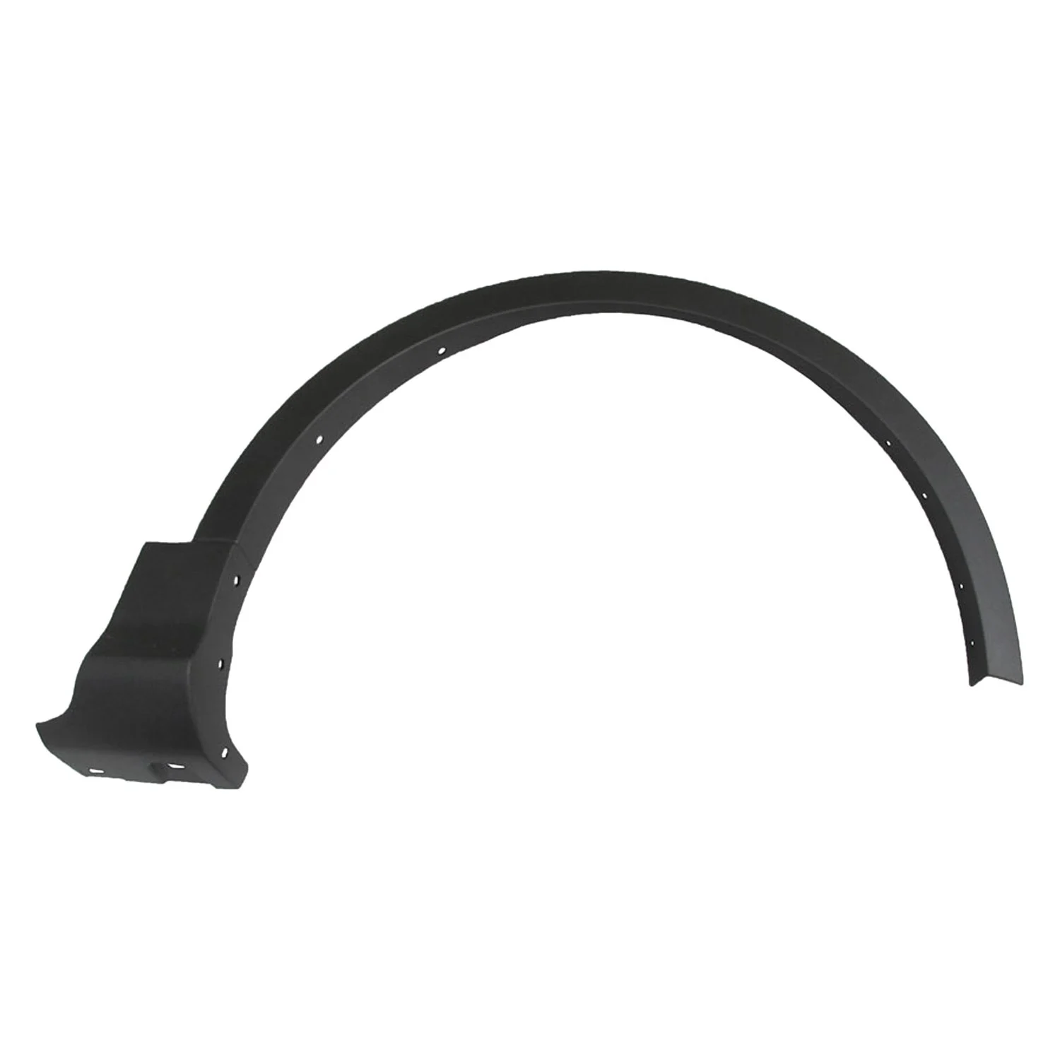 Wheel Arch Molding Front Right w/o Parallel Park Assist Textured Black for Ford Escape 2017–2019