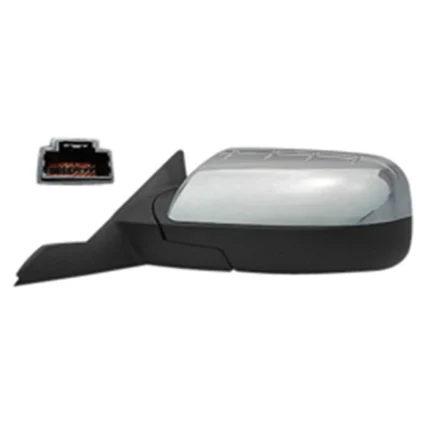 Door Mirror Assembly Left Power Heated w/Puddle Lamp w/Memory w/Chrome Cover for Ford Taurus Mercury Sable