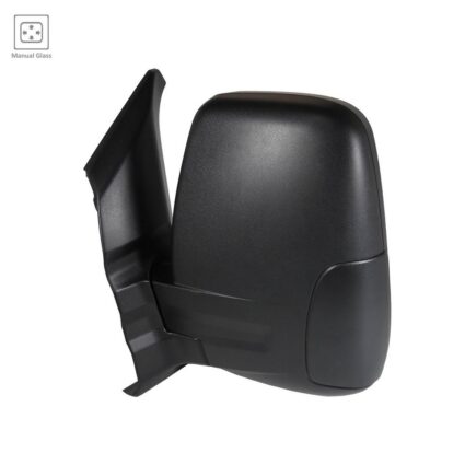 Door Mirror Assembly Left Manual Short Arm Low Roof for Ford Transit-150 Transit-250 Transit-350 Transit-350 HD