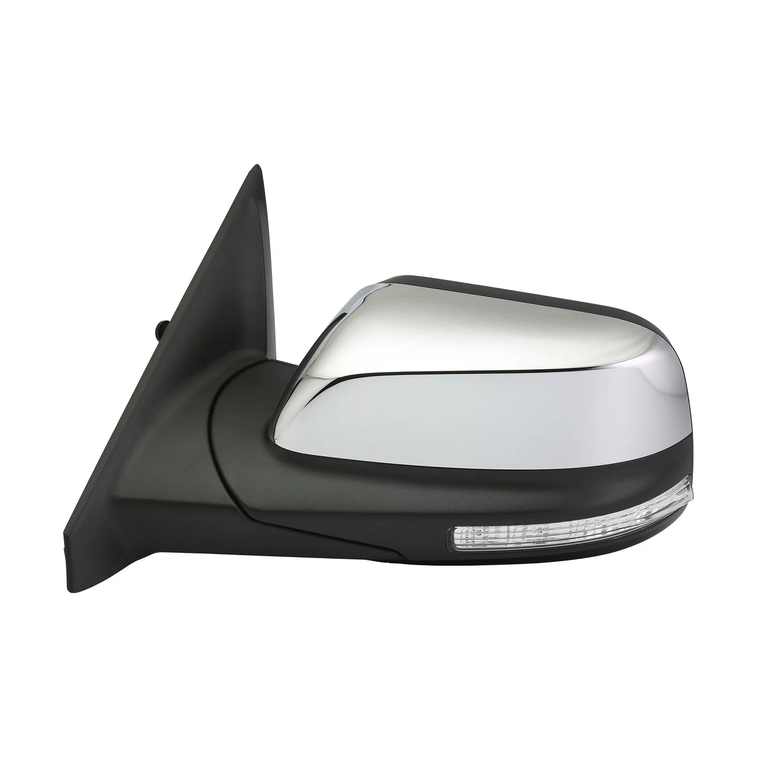 Door Mirror Assembly Left Satin Chrome From 10-16-15 w/o Auto Dimming for Ford Explorer 2016–2019