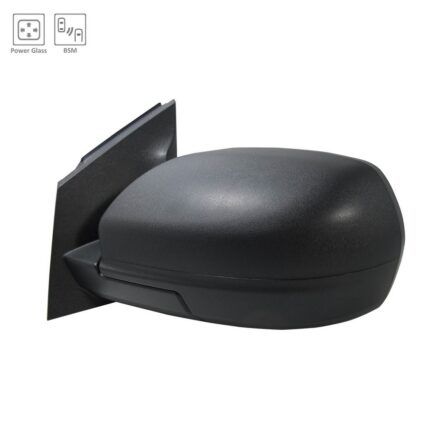 Door Mirror Left To 7-25-19 Non-Heated w/o Memory w/Cover Textured Black for Ford Edge 2019–2023