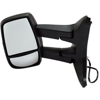 Door Mirror Assembly Left Power Long Arm Low Roof Non-Heated Textured for Ford Transit-150 Transit-250 Transit-350 Transit-350 HD