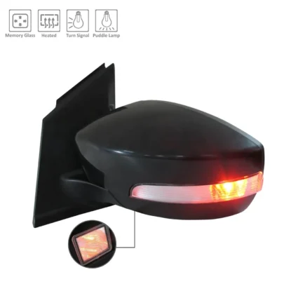 Door Mirror Assembly Left w/o BLIS w/Signal Lamp w/Cover for Ford Escape 2018–2019