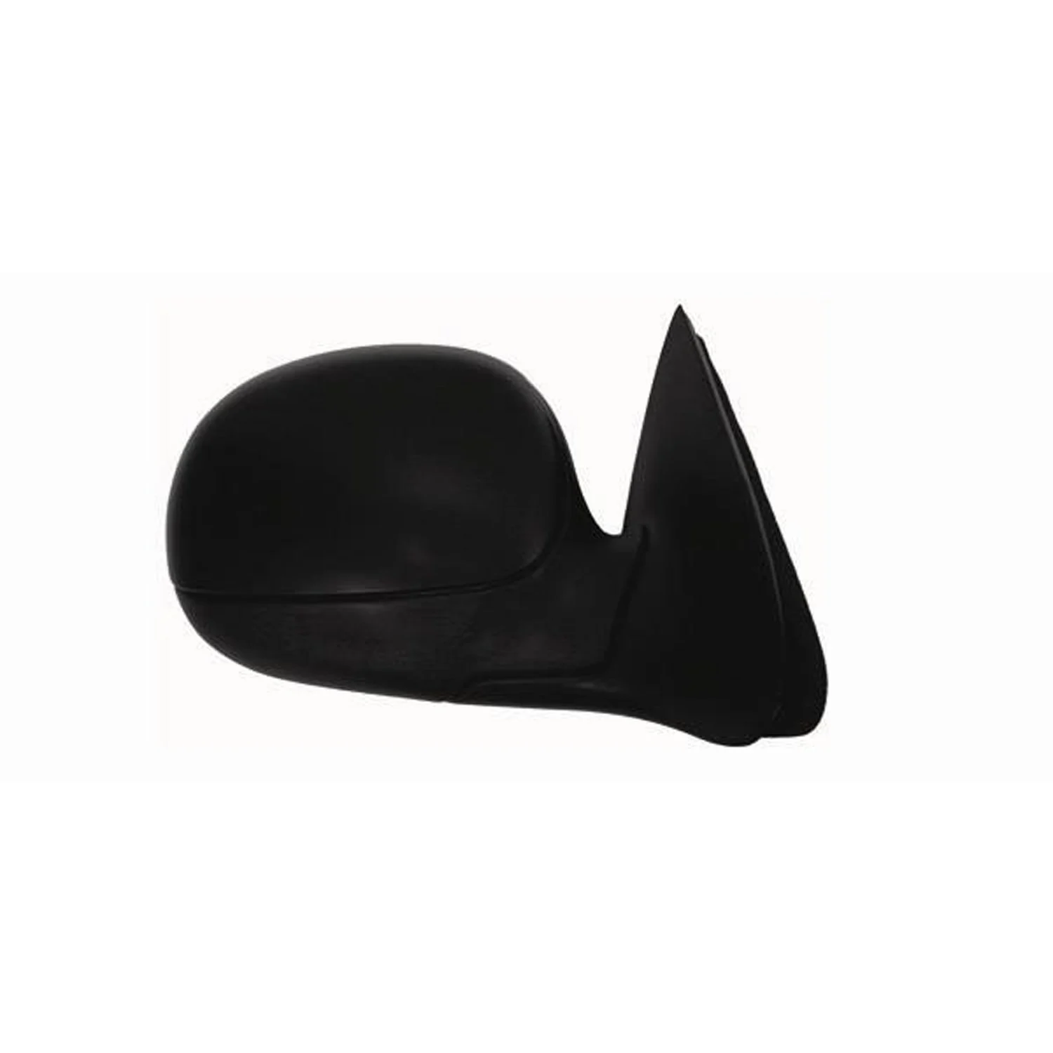 Door Mirror Assembly Right Contour Type Power w/o Signal w/Black Cover for Ford F-150 Standard Cab Pickup Extended Cab Pickup 1997–2002