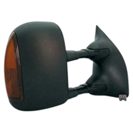 Door Mirror Assembly Right Telescoping Towing Mirror w/Signal w/Heater Includes Cover for Ford F-250 Super Duty F-350 Super Duty