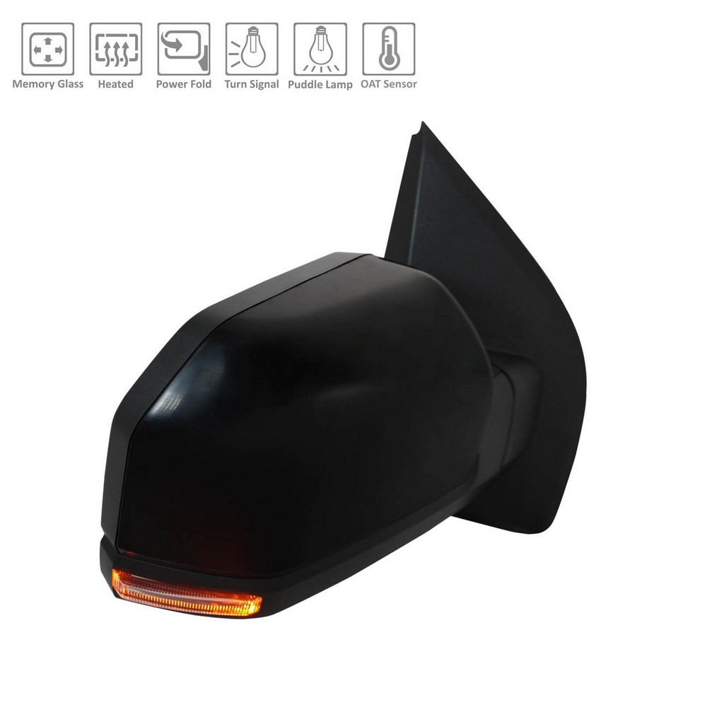 Door Mirror Right Standard w/o Spot Lamp w/o BLIS for Ford F-150 2018–2020