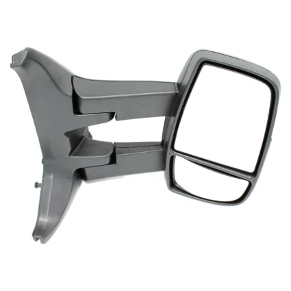 Door Mirror Assembly Right Manual Long Arm Low Roof Textured for Ford Transit-150 Transit-250 Transit-350 Transit-350 HD