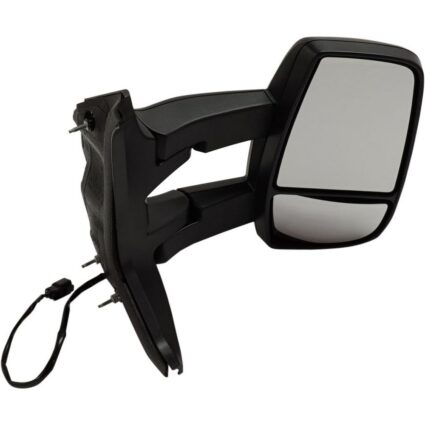 Door Mirror Assembly Right Power Long Arm Low Roof Non-Heated Textured for Ford Transit-150 Transit-250 Transit-350 Transit-350 HD