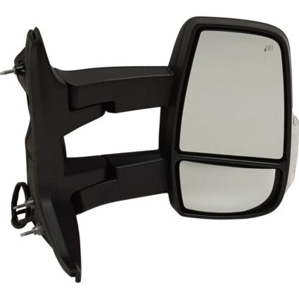 Door Mirror Assembly Right Power Long Arm Low Roof Heated Textured for Ford Transit-150 Transit-250 Transit-350 Transit-350 HD