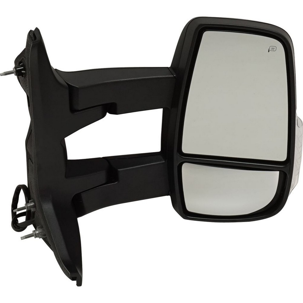 Door Mirror Assembly Right Power Long Arm Low Roof Heated Textured for Ford Transit-150 Transit-250 Transit-350 Transit-350 HD