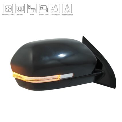 Door Mirror Assembly Right w/Signal Lamps w/o Side View Camera w/BLIS w/Cover for Ford Expedition 2019–2020