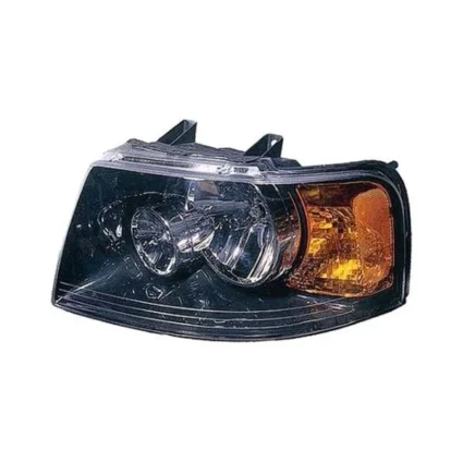 Headlight Assembly Composite Left w/Black Bezel for Ford Expedition 2003–2006