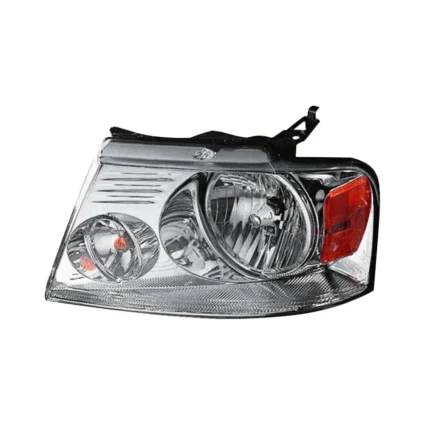 Headlight Assembly Composite Left w/Chrome Trim for Ford F-150 Lincoln Mark LT