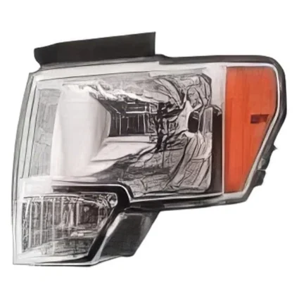 Headlight Assembly Composite Left Aero Style for Ford F-250 Super Duty F-350 Super Duty
