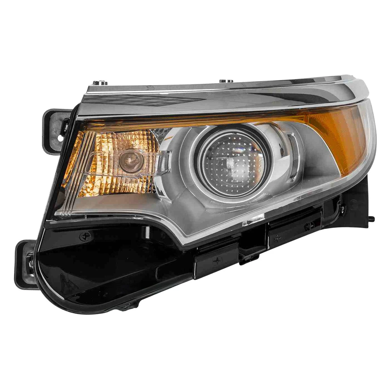 Headlight Assembly Composite Left Halogen for Ford Edge Limited SE SEL 2011–2014