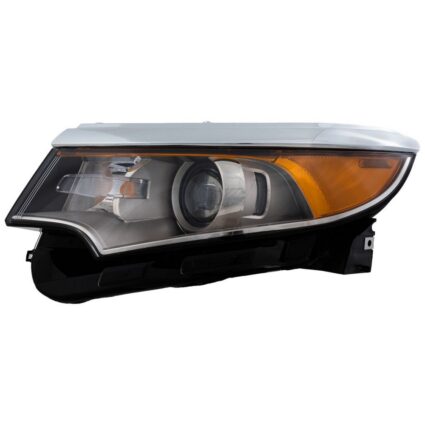 Headlight Assembly Composite Left Halogen for Ford Edge Sport 2011–2014