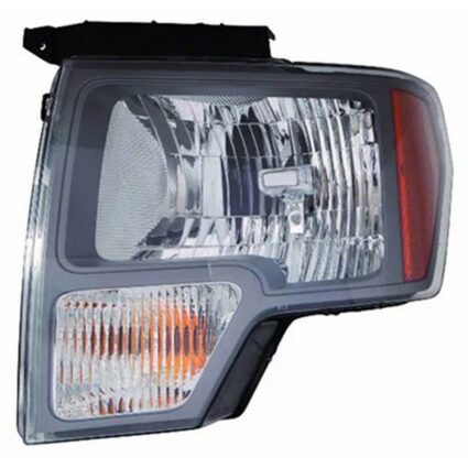 Headlight Assembly Composite Left From 5-1-10 Sterling Gray Trim for Ford F-150 2010