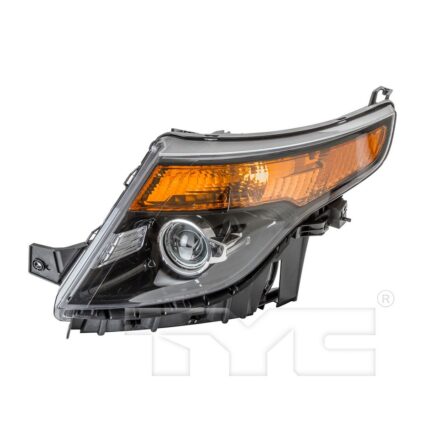 Headlight Assembly Composite Left Halogen for Ford Explorer Sport 2013–2015