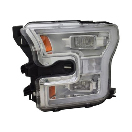 Headlight Assembly Composite Left LED w/o Special Edition Pkg CAPA for Ford F-150 Extended Cab Pickup Crew Cab Pickup 2015–2016