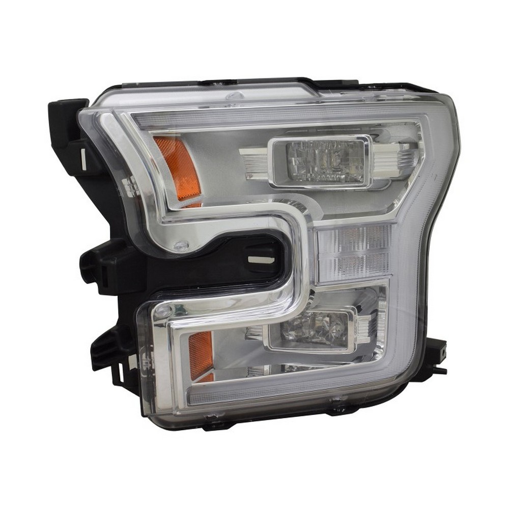 Headlight Assembly Composite Left LED w/o Special Edition Pkg for Ford F-150 Extended Cab Pickup Crew Cab Pickup 2015–2016
