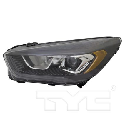 Headlight Assembly Composite Left Halogen w/Signature Lamps w/Black Bezel for Ford Escape 2017–2019