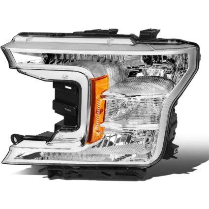 Headlight Assembly Composite Left Halogen w/o Sport Appearance Pkg w/o Black Appearance Pkg CAPA for Ford F-150 XL XLT 2018–2020