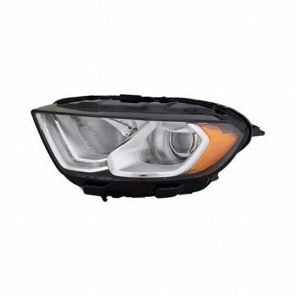 Headlight Assembly Composite Left w/DRL Chrome Bezel CAPA for Ford EcoSport 2018–2021