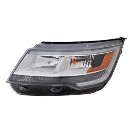 Headlight Assembly Composite Left LED w/Signature Lighting From 4-4-18 CAPA for Ford Explorer Limited Platinum XLT 2018–2019