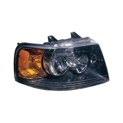 Headlight Assembly Composite Right w/Black Bezel for Ford Expedition 2003–2006