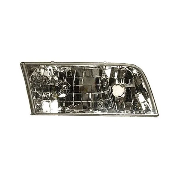 Headlight Assembly Composite Right Replacement Lens Design w/o Bulbs or Sockets for Ford Crown Victoria 1998–2011