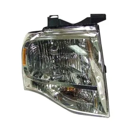 Headlight Assembly Composite Right w/o Black-Out Chrome Housing for Ford Expedition 2007–2014