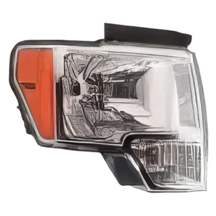 Headlight Assembly Composite Right Aero Style for Ford F-250 Super Duty F-350 Super Duty