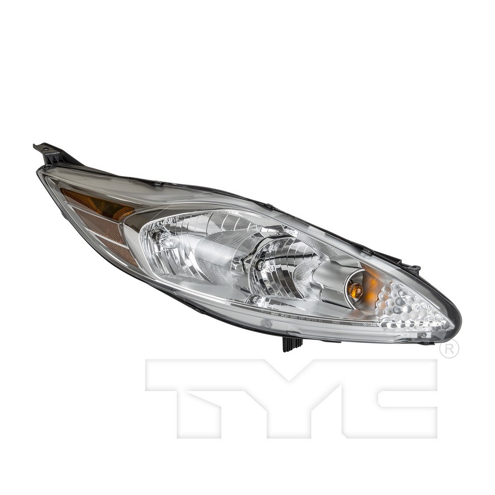 Headlight Assembly Composite Right w/o Appearance Pkg for Ford Fiesta Sedan Hatchback S SES SE SEL 2011–2013