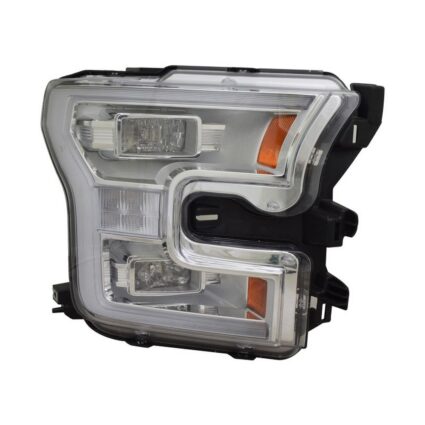 Headlight Assembly Composite Right LED w/o Special Edition Pkg CAPA for Ford F-150 Extended Cab Pickup Crew Cab Pickup 2015–2016