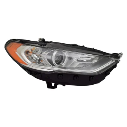 Headlight Assembly Composite Right Halogen w/o Signature Lighting for Ford Fusion 2017–2020