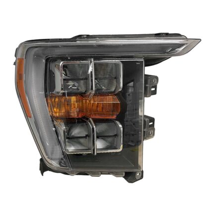 Headlight Assembly Composite Right LED Fixed w/o Black Appearance Pkg for Ford F-150 2021–2023