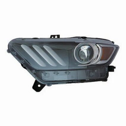 Headlight Lens Housing Right HID w/LED CAPA for Ford Mustang 2015–2020