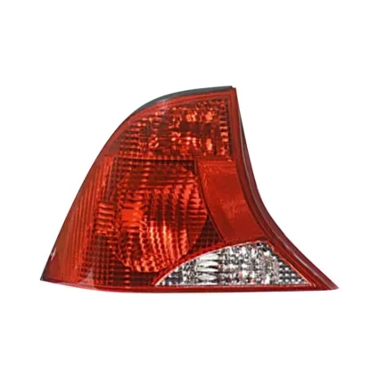 Tail Light Assembly Left w/o Bulb or Socket From 1/23/01 2-Bulb Lamp for Ford Focus Sedan 2001–2002