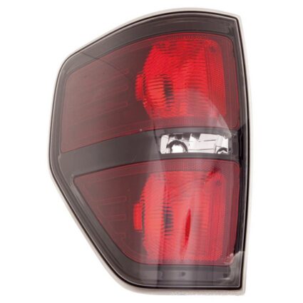 Tail Light Housing Left Black Accent Includes Lens for Ford F-150 SVT Raptor Harley-Davidson Edition 2010–2014