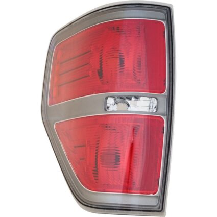 Tail Light Housing Left Gray Accent Includes Lens for Ford F-150 FX2 2010–2014