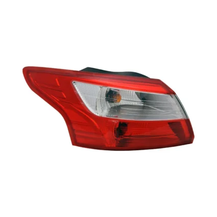 Tail Light Housing Left Includes Lens CAPA for Ford Focus Sedan 2012–2014