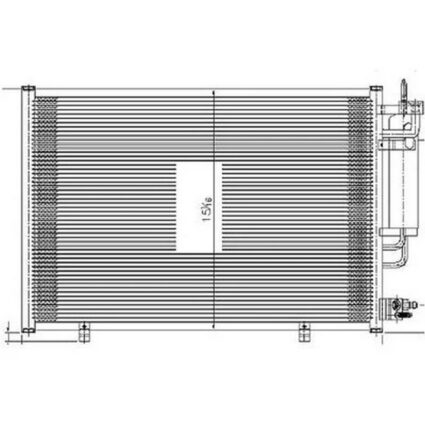 A/C Condenser for Ford Fiesta 2011–2013