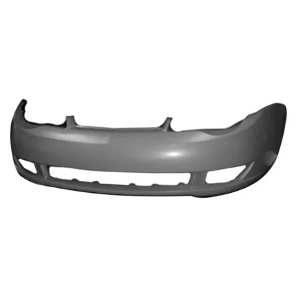 Bumper Cover Front w/o Redline Primed for Saturn Ion Coupe 2003–2007