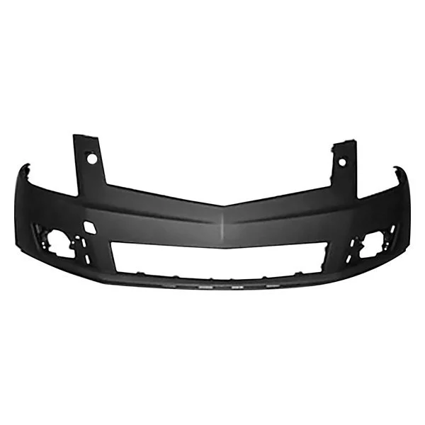 Bumper Cover Front w/Headlamp Washer w/o Front Object Sensors Primed CAPA for Cadillac SRX 2010–2012