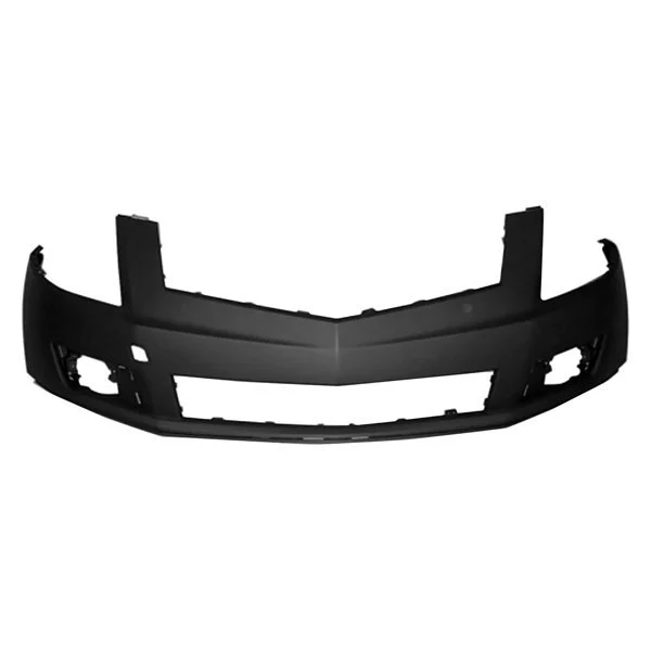Bumper Cover Front w/o Headlamp Washer w/o Front Object Sensors Primed for Cadillac SRX 2010–2012