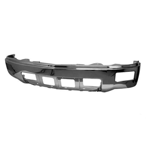 Bumper Face Bar Front w/Fog Lamps w/Parking Aid Sensors Chrome for Chevrolet Silverado 1500 2014–2015